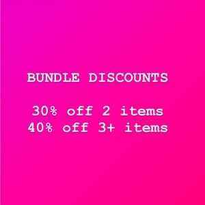I offer bundle discounts!